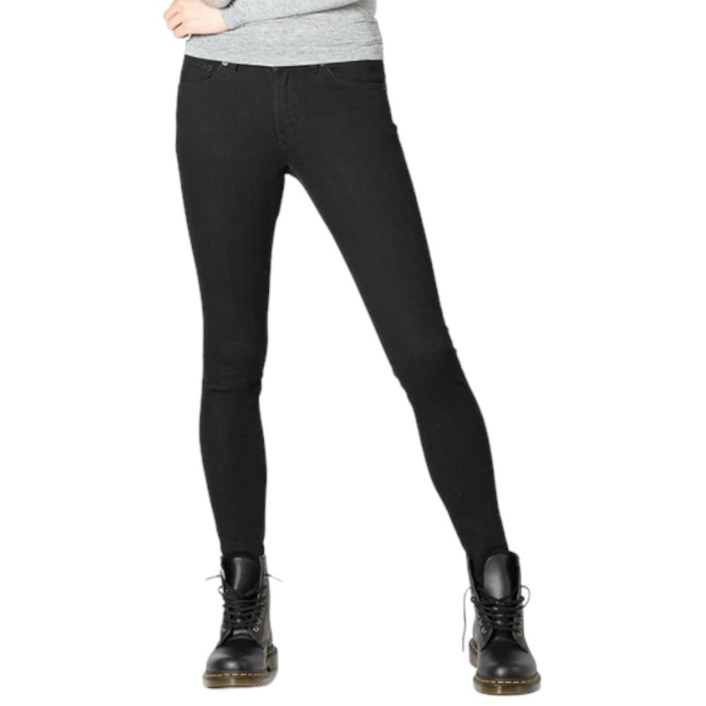 Duer Black Performance Denim Skinny Jeans